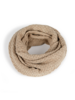 Strickschal aus Alpakawolle, natur melange