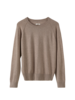 Pullover Langarm, stein melange