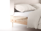 Bett Tonda mit Ablageboard