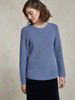 Pullover-Patentstrick, stahlblau