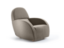 Lounge Chair Sediamo mit Bezug Wollstoff Kaland Torf