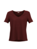 Kurzarm Shirt Masala Rot, Vorderansicht
