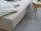 Schlafsofa Nebo, Wollstoff Tano Natur (79), Buche