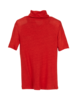 Shirt Halbarm mit Kragen Lava Rückansicht