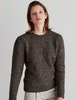 Pullover, dunkelbraun melange