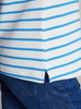 Shirt-3/4 Arm-gestreift, gestreift blau/weiss