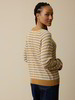 Pullover aus Bio-Baumwolle, camel/grau melange ringel