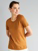 T-Shirt-Leinen, ocker gold