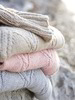 Pullover in Silber, Sorbet und Caramell