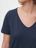 Kurzarmshirt aus Bio Baumwolle, navy