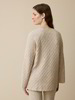 Pullover aus Bio-Baumwolle und Wolle, sand melange