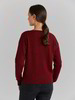 Pullover U-Boot, cranberry melange