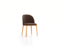 Stuhl Belmont ohne Armlehne 54X60/45X83/48 cm, mit Bezug, Wollstoff Stavang Torf (64), Buche