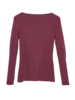 Shirt-Langarm, aubergine