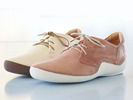 Leder Sneaker in daune & rose