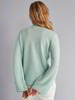 Pullover-Kimono, aqua