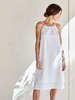 Kleid gerafft, 11 weiss