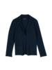 Blazer aus Bio Leinen/Baumwolle, nachtschatten blau