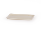 Tablett aus Porzellan, weiß