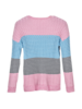 Pullover gestreift, multifarben colourblock