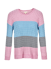 Pullover gestreift, multifarben colourblock