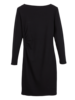Kleid Jacquard schwarz, Rückansicht