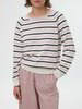 Pullover aus Bio-Baumwolle, 41 rose/multistreif