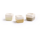 Duftwürfel aus Keramik, 3 Stk., mint, schilf und kurkuma