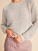 Strickpullover, mauve melange