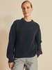 Pullover-Grobstrick, navy