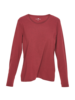 Shirt Langarm, cranberry melange