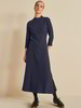 Kleid-Struktur, navy