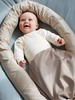 Überzug PÜNKTCHEN für Baby- & Kinderschlafschlange, dunkel/hell