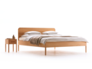 Bett Tenso mit Holzbetthaupt, Buche