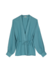 Blusenjacke aus Bio-Baumwolle, tourmaline