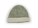 Strickmütze aus Alpakawolle und Baumwolle, salbei