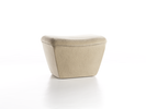 Hocker Coppini B 61,4 x T 44,5 x H 43 cm, mit Bezug, Wollstoff Elverum Haselnuss (74)