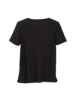 T-Shirt Leinen schwarz