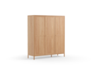  Kleiderschrank Tenso, 3-türig, Holz, Buche