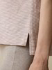 Shirt aus Bio-Baumwolle, eisblau/erdbeere ringel