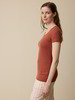 Kurzarmshirt, cranberry