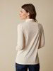 Blusenshirt Langarm, creme