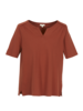 Shirt-Kurzarm, gebranntes rot