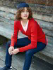 Pullover mit Knopfleiste, tomatenrot