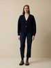 Strickjacke aus Bio-Wolle, dunkelblau