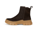 Stiefelette aus Bio Leder, mokka