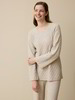 Pullover aus Bio-Baumwolle und Wolle, sand melange