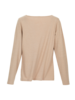 Shirt Langarm, sand melange