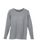 Pullover grau melange, Vorderansicht