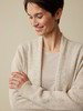 Strickjacke aus Alpakawolle, natur melange